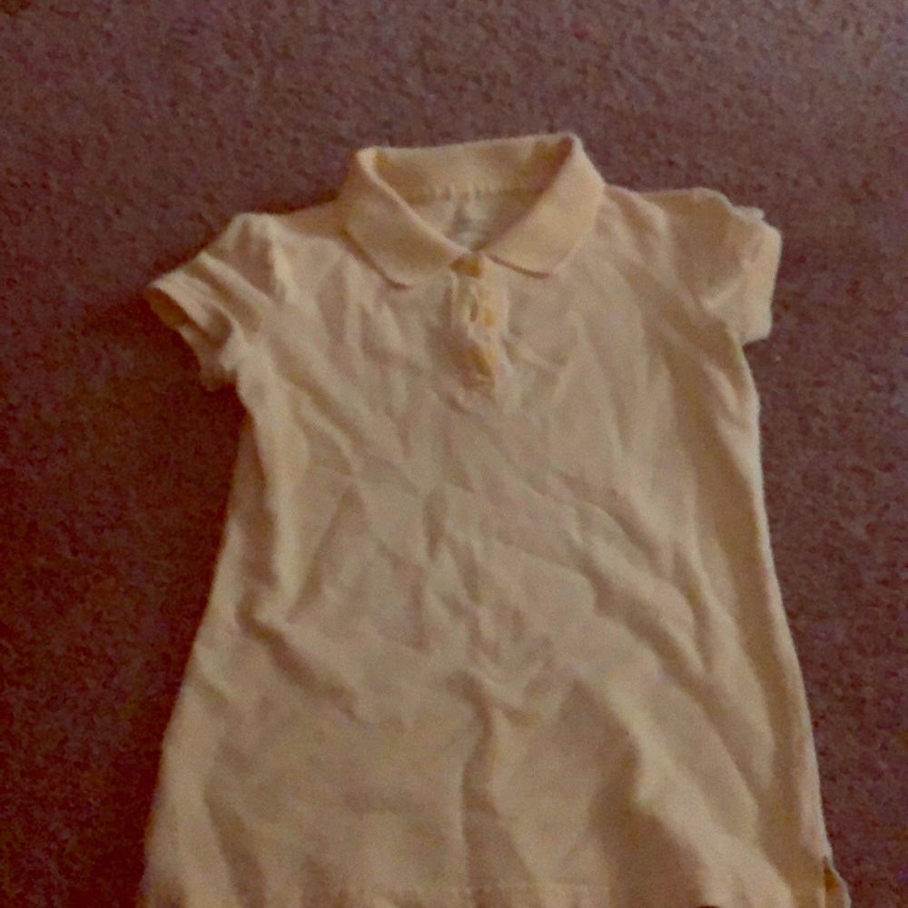 Yellow school shirt